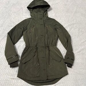 Athleta Green Utility Jacket with Adjustable Fit Size XXS